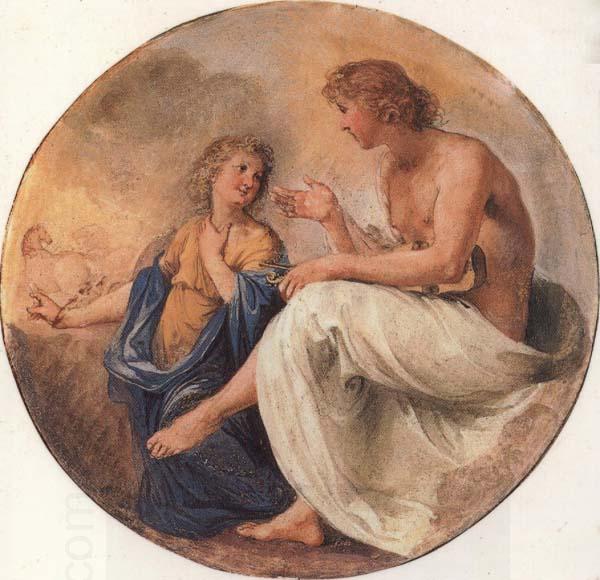 Giovanni da san giovanni Phaeton and Apollo China oil painting art